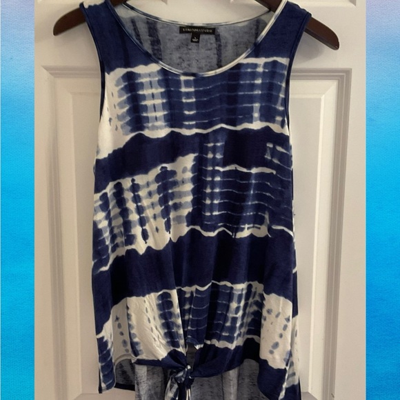 Signature Studio Tie Dye Tank Top - Size Large - Picture 1 of 8